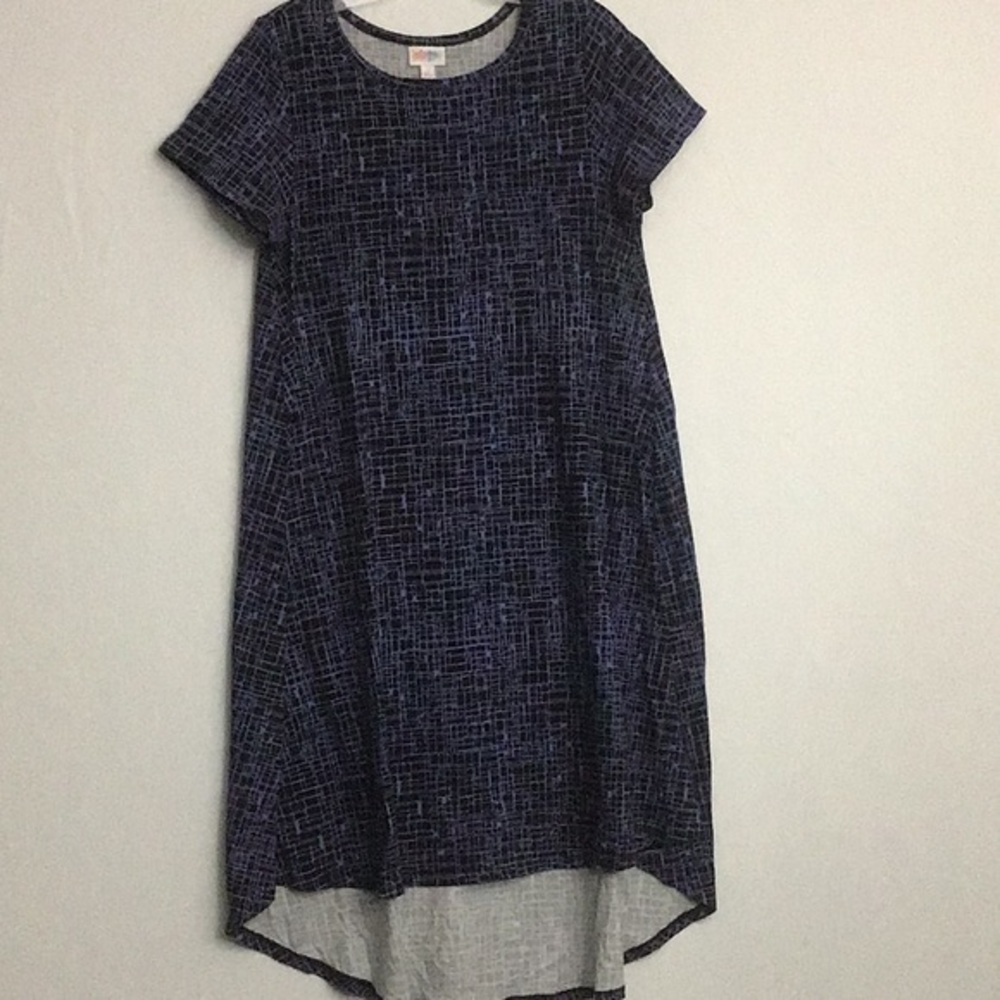 NWOT LuLaRoe Carly Dress Small Geometric Pattern